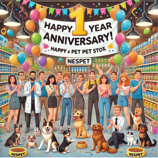 NesPet Celebra su Primer Aniversario: La Mejor Tienda Online de Alimentación Natural para Mascotas en Ourense