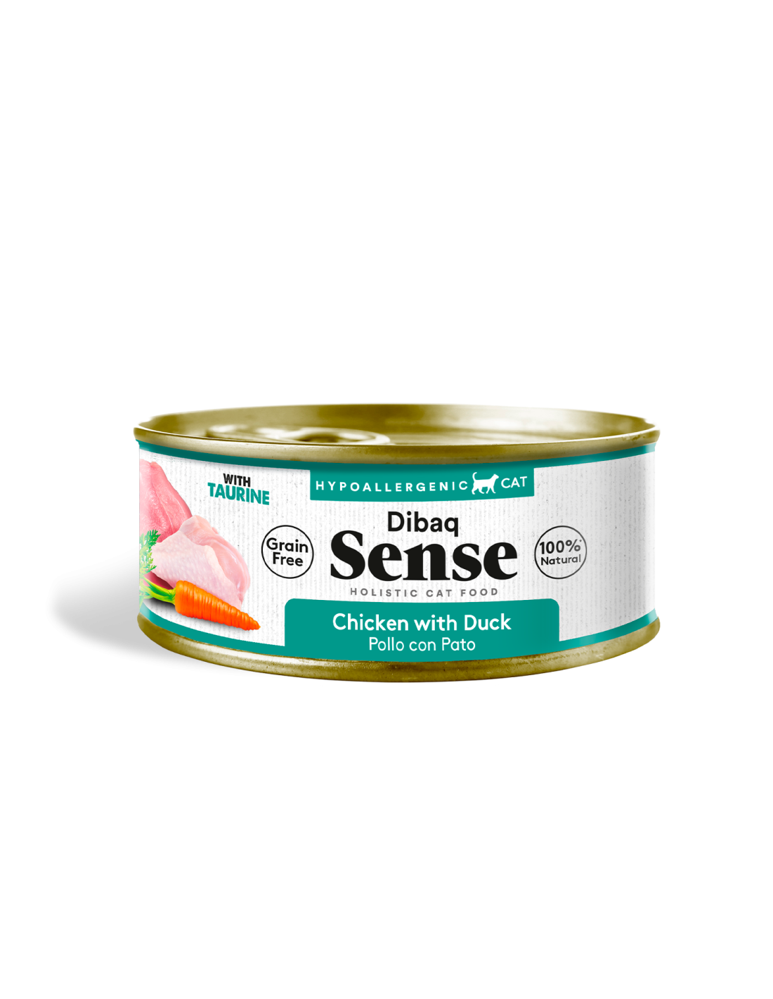 Dibaq Sense CAT Grain Free POLLO con PATO - Lata Grain Free