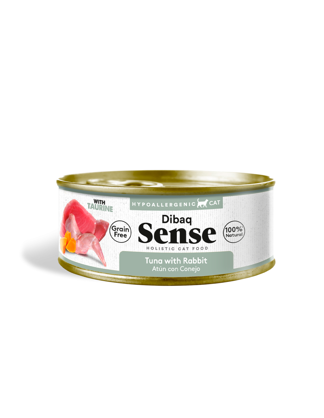 Dibaq Sense CAT Grain Free ATÚN con CONEJO - Lata Grain Free