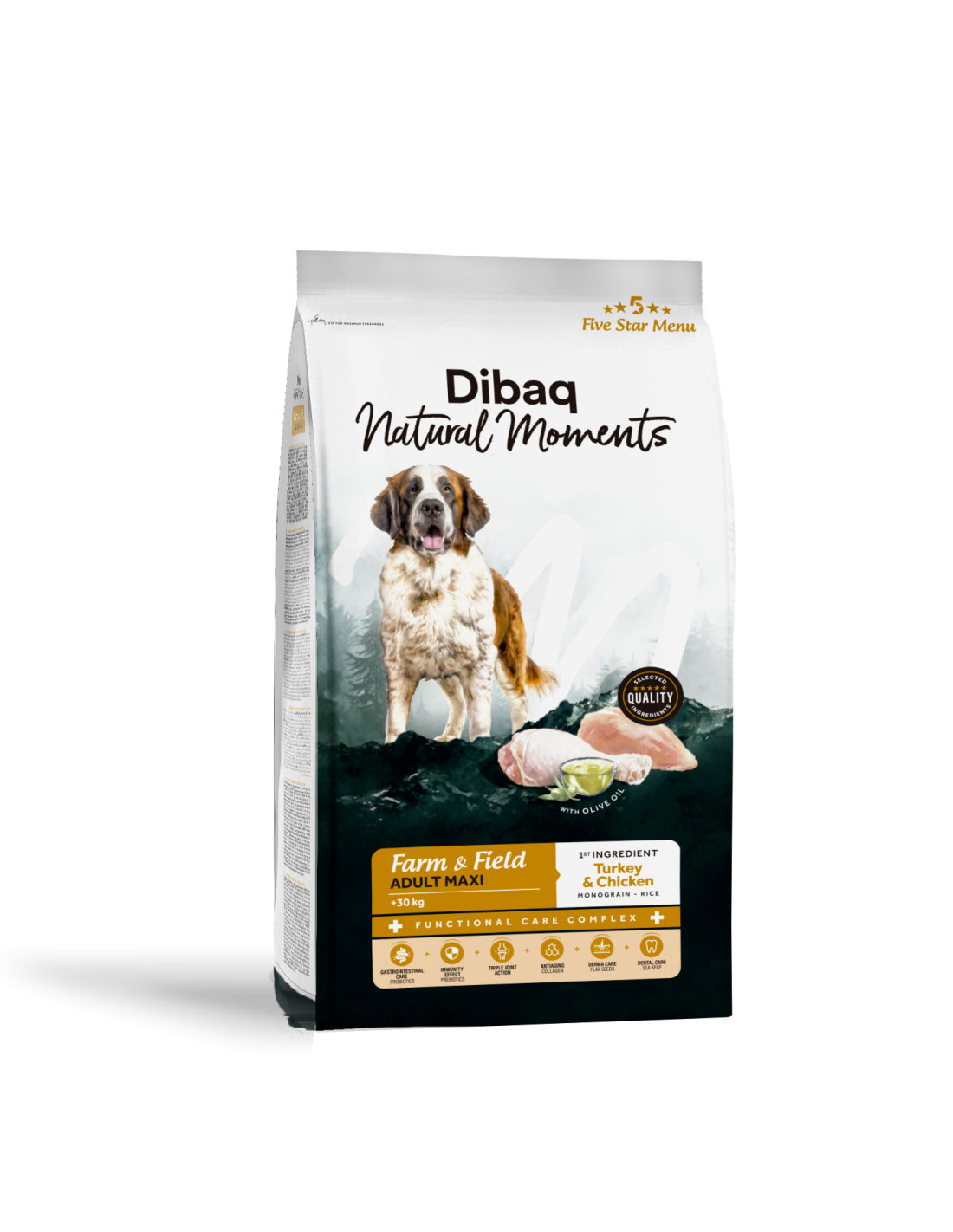 Dibaq Natural Moments Adult Maxi - Pienso Natural Raza Grande