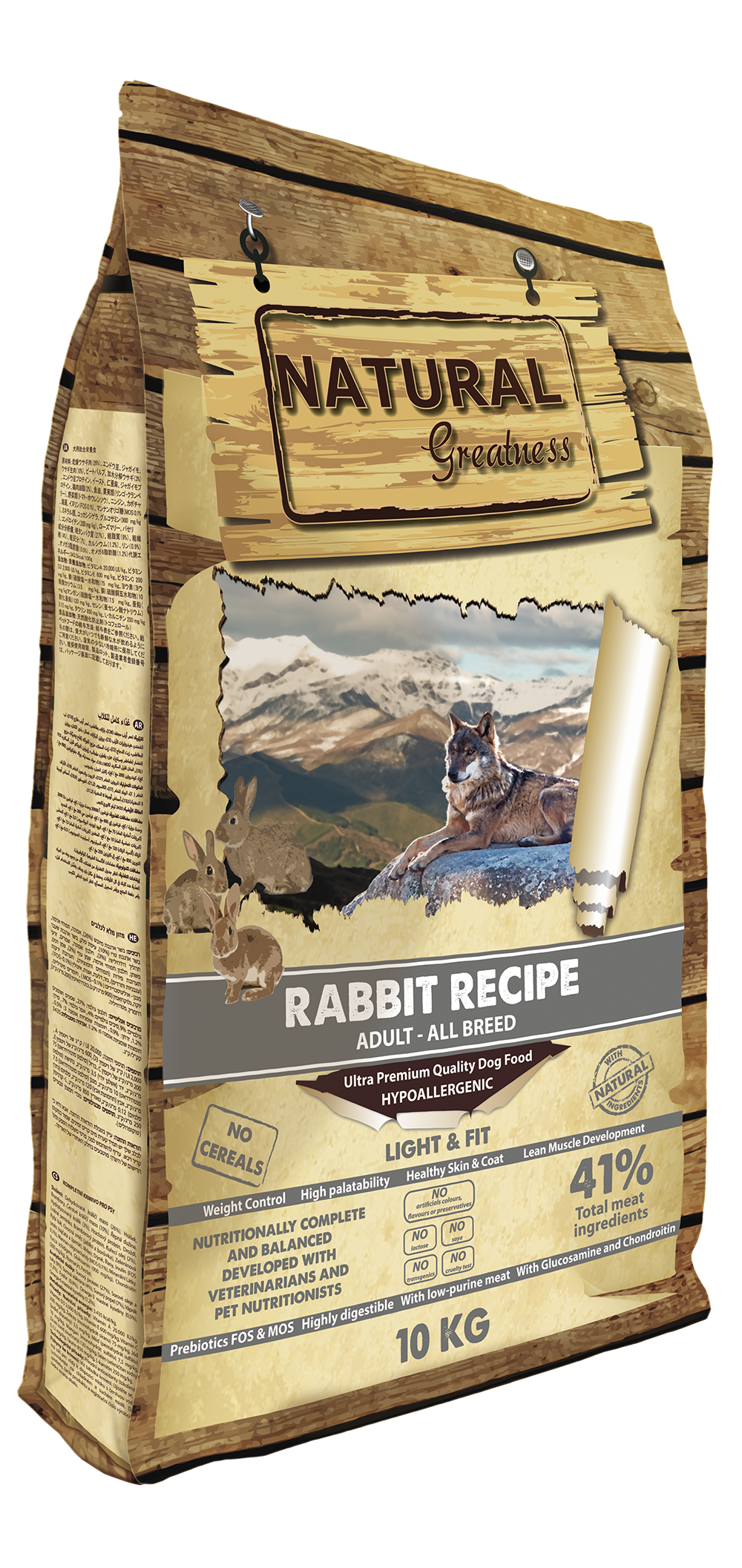 Natural GreatNess Receta de Conejo - Light & Fit