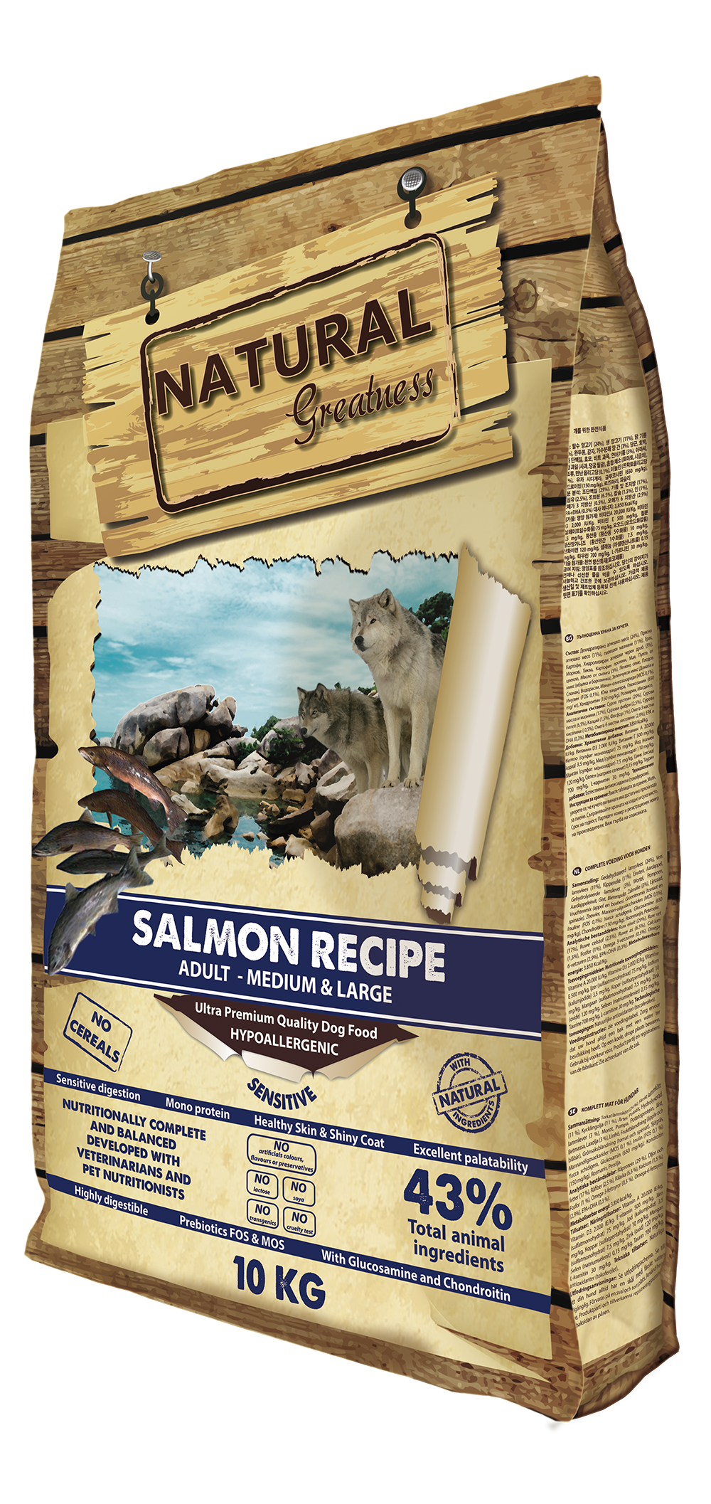 Natural Greatness Receta de Salmón - Sensitive