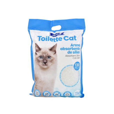 Arena de sílice Toilette Cat, formato 7,5kg para 120 días