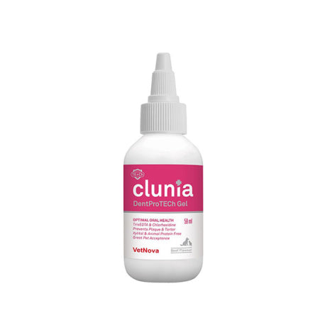 Clunia Dentprotech Gel 59ml, higiene dental perros y gatos