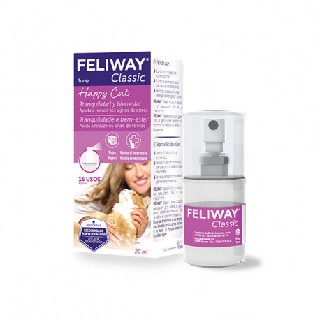 Feliway Classic Spray Travel 20 ml - formato viaje para gatos
