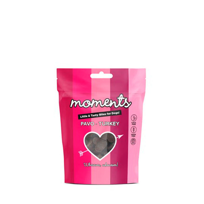 Moments Porciones Snacks Naturales para Perro (60 g) - Pavo - Snacks para perros