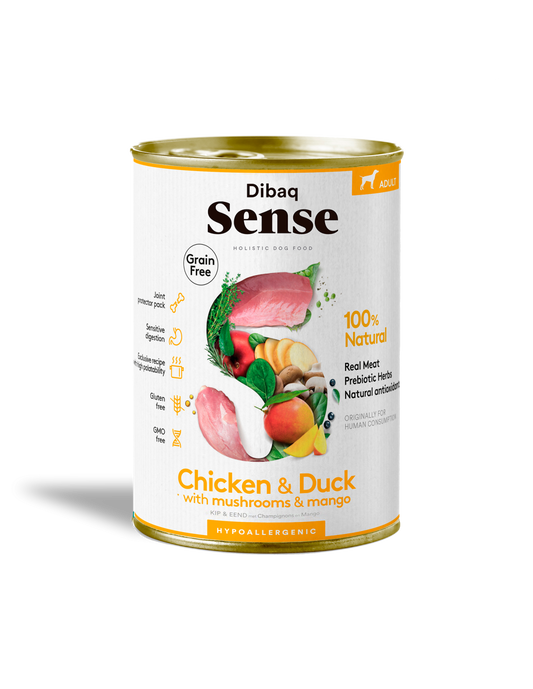 Lata Dibaq Sense Grain Free - Pollo y Pato