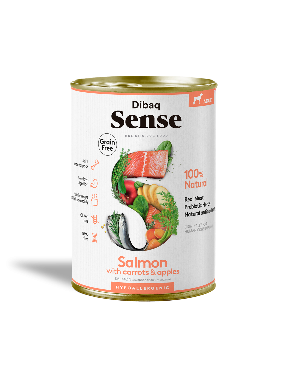 Lata Dibaq Sense Grain Free - Salmón
