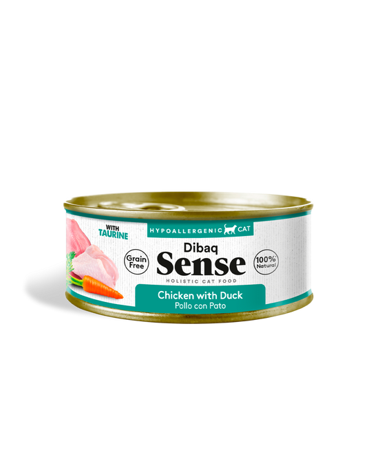 Dibaq Sense CAT Grain Free POLLO con PATO - Lata Grain Free