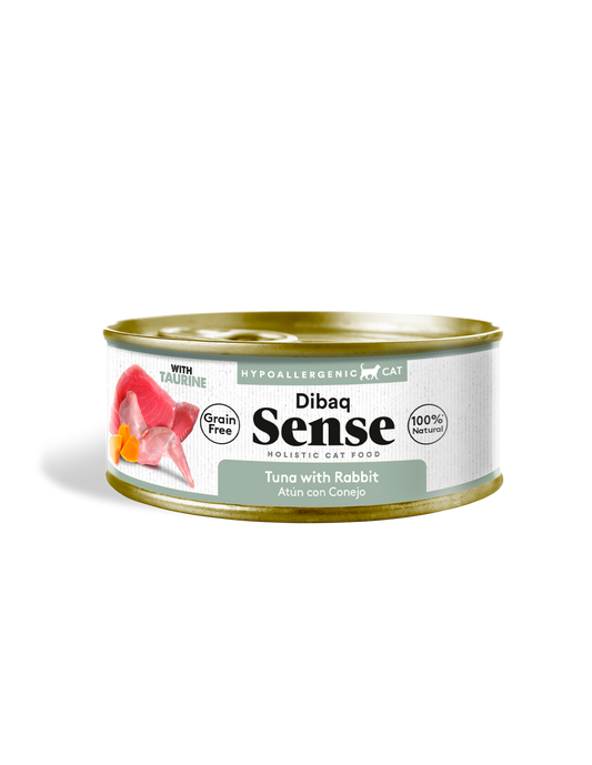Dibaq Sense CAT Grain Free ATÚN con CONEJO - Lata Grain Free