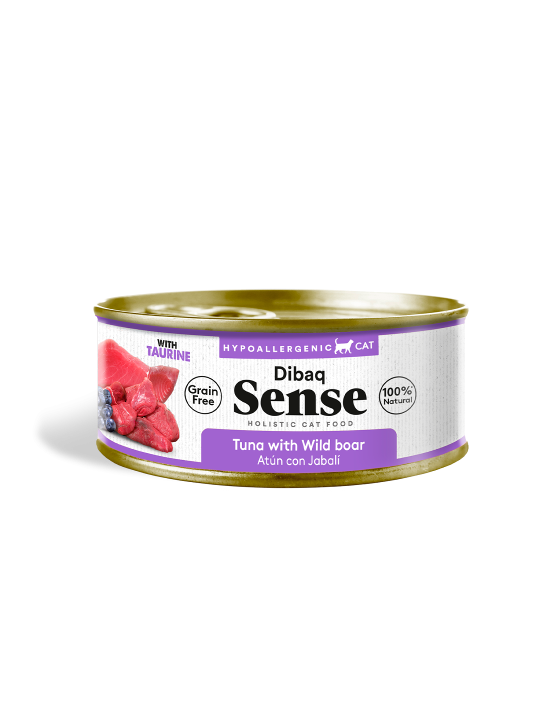 Dibaq Sense CAT Grain Free ATÚN con JABALÍ - Lata Grain Free