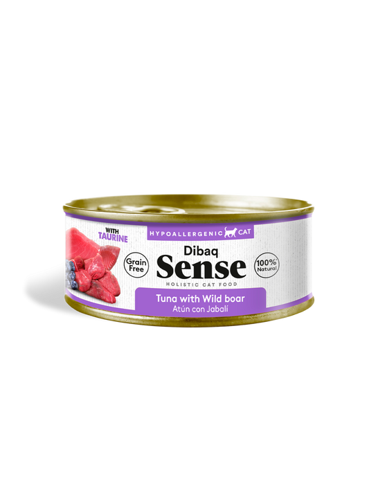 Dibaq Sense CAT Grain Free ATÚN con JABALÍ - Lata Grain Free