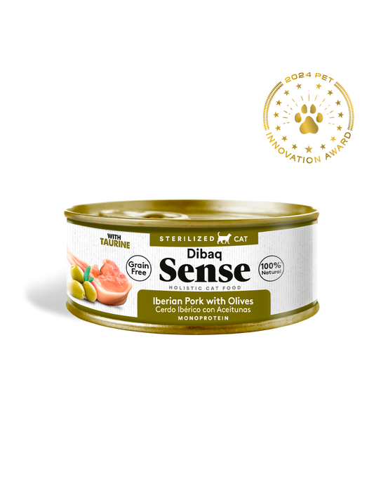 Dibaq Sense CAT Grain Free ESTERILIZADO CERDO IBÉRICO - Lata para Gatos Esterilizados