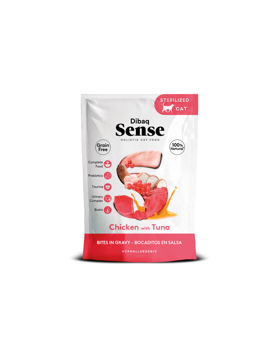 Dibaq Sense CAT Bocaditos POLLO con ATUN - Bocaditos en Salsa