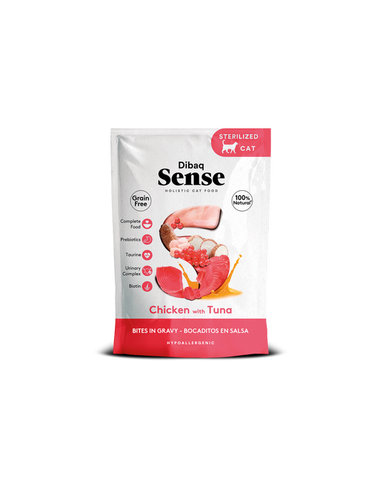 Dibaq Sense CAT Bocaditos POLLO con ATUN - Bocaditos en Salsa