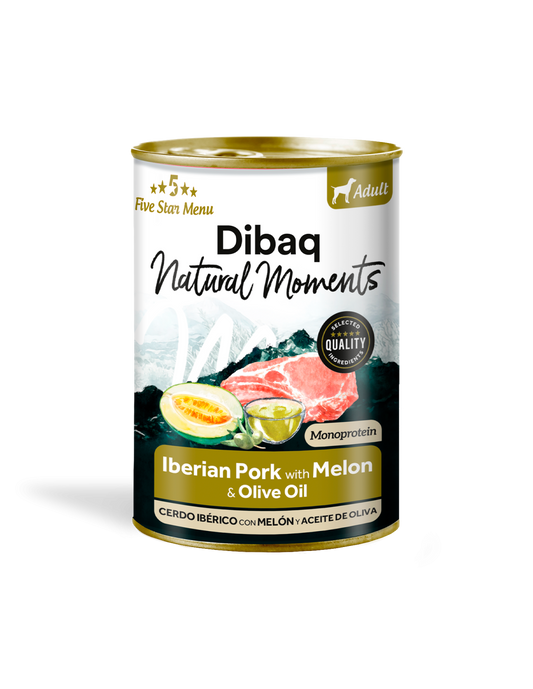 Lata Natural Moments Adult - Cerdo Ibérico con Melón