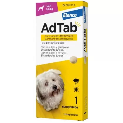 AdTab perros 2,5-5,5 Kg