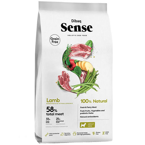 Dibaq Sense DOG Grain Free Cordero Mini