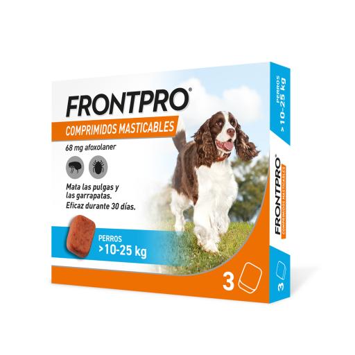 Frontpro Comprimidos Masticables Antiparasitario Para Perros (3 comprimidos)