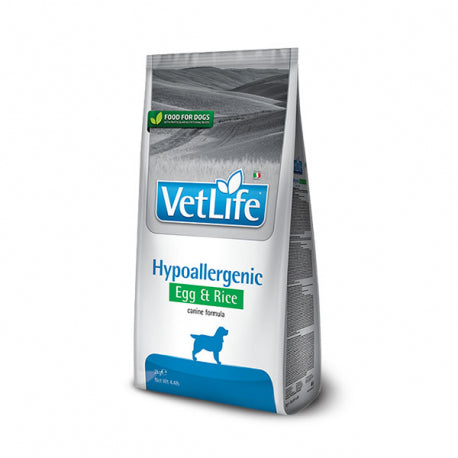 FARMINA VETLIFE DOG HYPO HUEVO,ARROZ-ALIMENTO TERAPEUTICO PARA PERROS