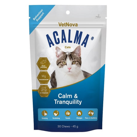 Acalma Cats 30 Chews - calma y relajación para gatos