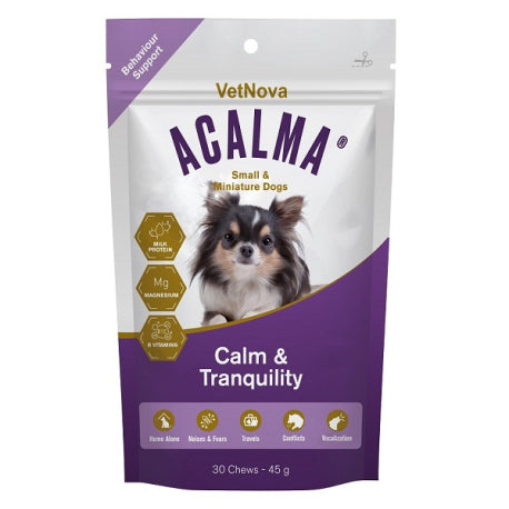 Acalma Small & Miniature Dog 30 Chews - calma para perros pequeños