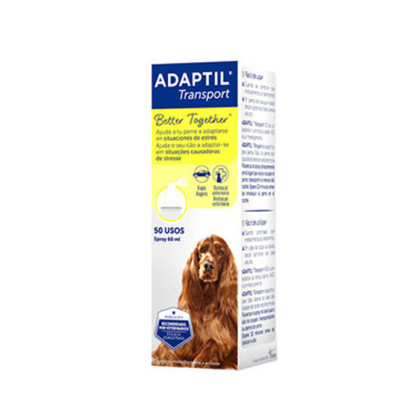 Adaptil Transport Spray 60 ml - relajación durante viajes