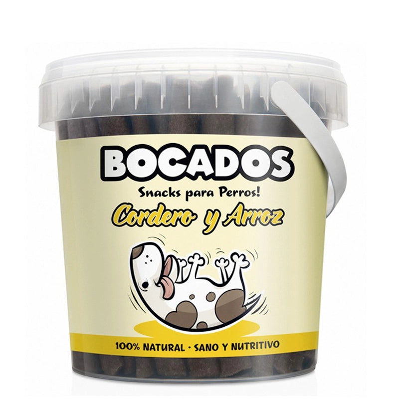 Bocados Snack Semihúmedo para Perro (800 g) - Cordero y Arroz - Snacks para perros