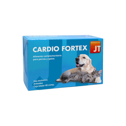 Cardio Fortex 60 comprimidos, suplemento cardiovascular para perros y gatos