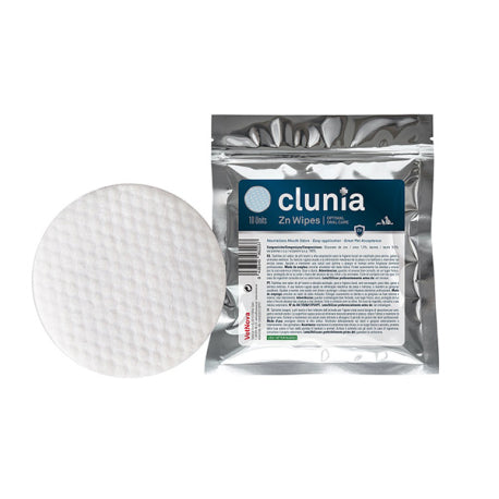 Clunia Zn Wipes 10 toallitas, higiene dental perros y gatos