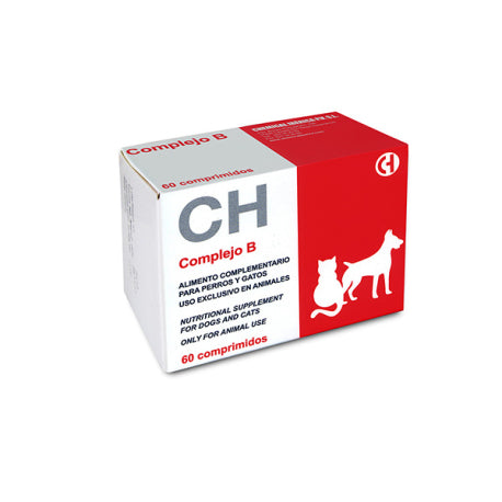 Complejo B 60 comprimidos, vitamina para perros y gatos