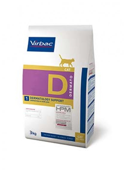 D1 CAT DERMATOLOGY SUPPORT 3 KG HPM — NesPet