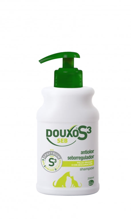 Douxo S3 Seb Champú 200 ml - control de sebo y caspa