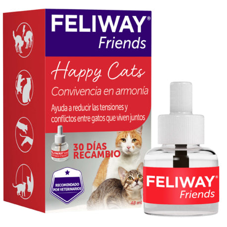 Feliway Friends Recambio 48 ml - recarga para convivencia entre gatos