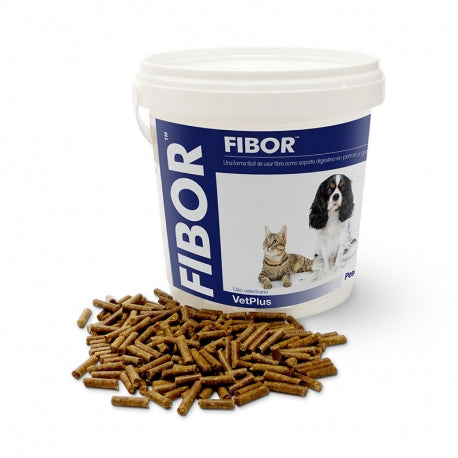 Fibor 500 g Pellets - complemento de fibra para perros y gatos
