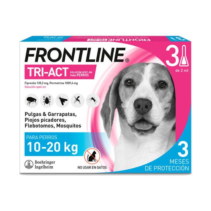 Frontline TRI-ACT Triple Protección (Caja 6 pipetas)