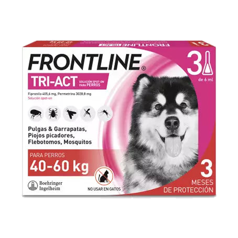 Frontline TRI-ACT Triple Protección (Caja 6 pipetas)