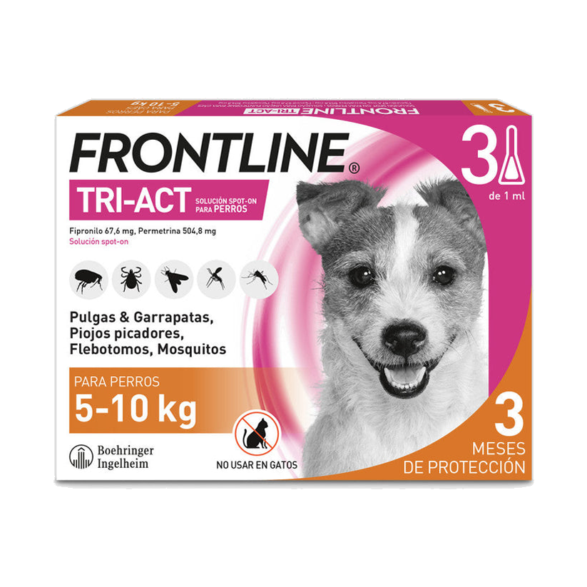 Frontline TRI-ACT Triple Protección (Caja 6 pipetas)