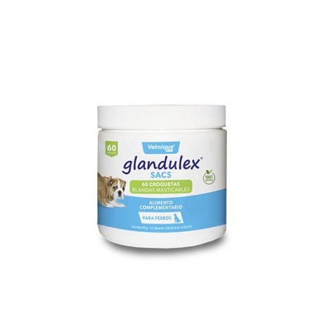 Glandulex Sacs 60 Croquetas - fibra digestiva para perros