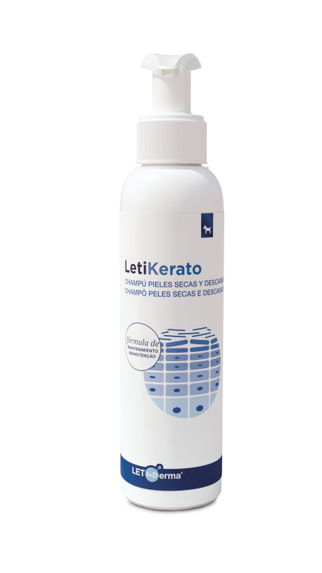 Letikerato Champú 200 ml - pieles secas con descamación
