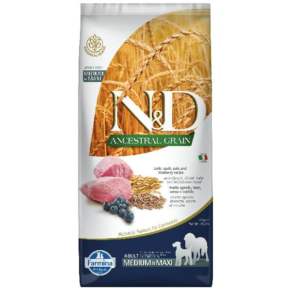 Farmina N&D Ancestral Grain Cordero Perro (Mediana/Grande) - Pienso seco para perros