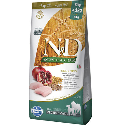 Farmina N&D Ancestral Grain Pollo Perro (Mediana/Grande) - Pienso seco para perros