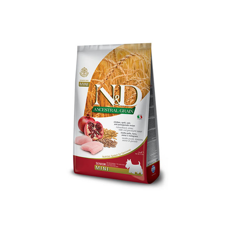 Farmina N&D Ancestral Grain Pollo Perro Senior (Mini) - Pienso seco para perros