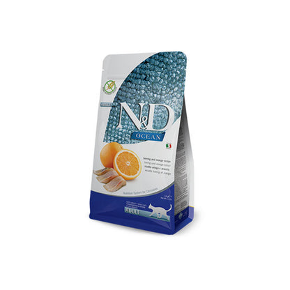 Farmina N&D Ocean Arenque y Naranja Gato - Pienso seco para gatos