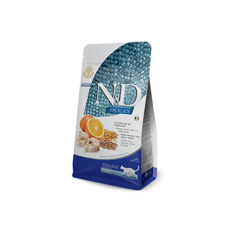 Farmina N&D Ocean Bacalao Gato - Pienso seco para gatos