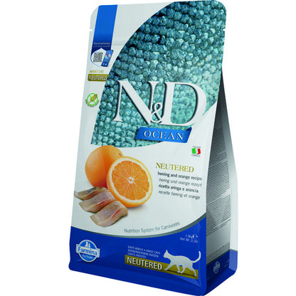 Farmina N&D Ocean Arenque Gato Esterilizado - Pienso seco para gatos