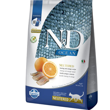 Farmina N&D Ocean Arenque Gato Esterilizado - Pienso seco para gatos