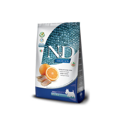 Farmina N&D Ocean Arenque y Naranja Perro (Mini) - Pienso seco para perros
