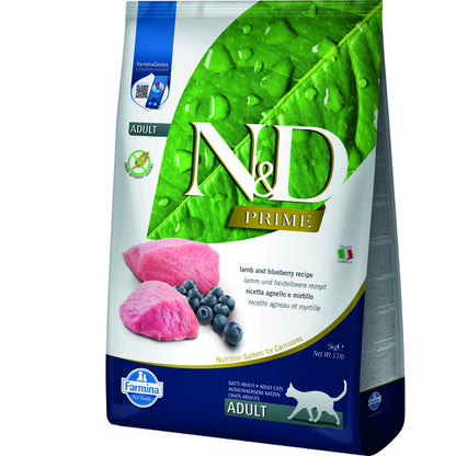 Farmina N&D Prime Cordero y Arándano Gato - Pienso seco para gatos