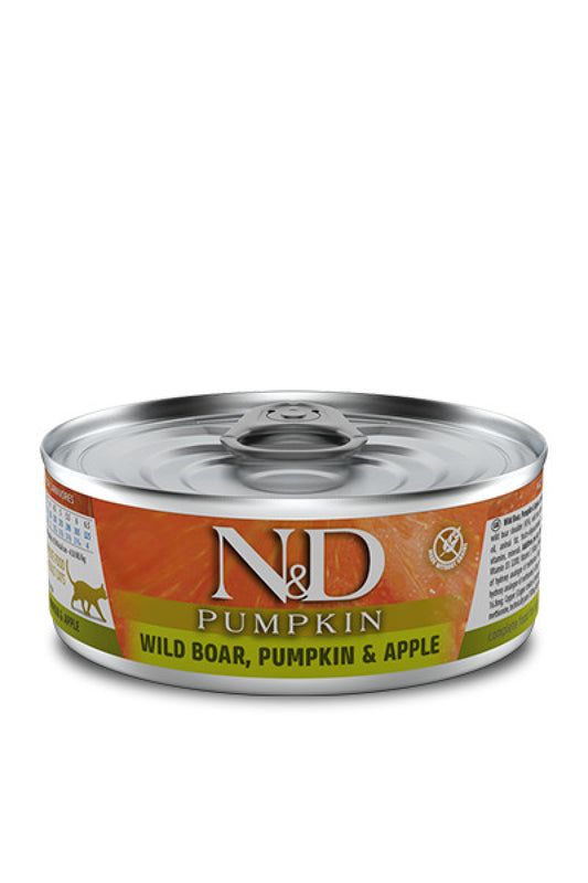 Farmina N&D Pumpkin Jabalí y Manzana Gato Húmedo - Alimento húmedo para gatos
